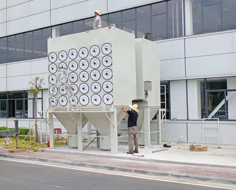 沉流式脈沖濾筒除塵器